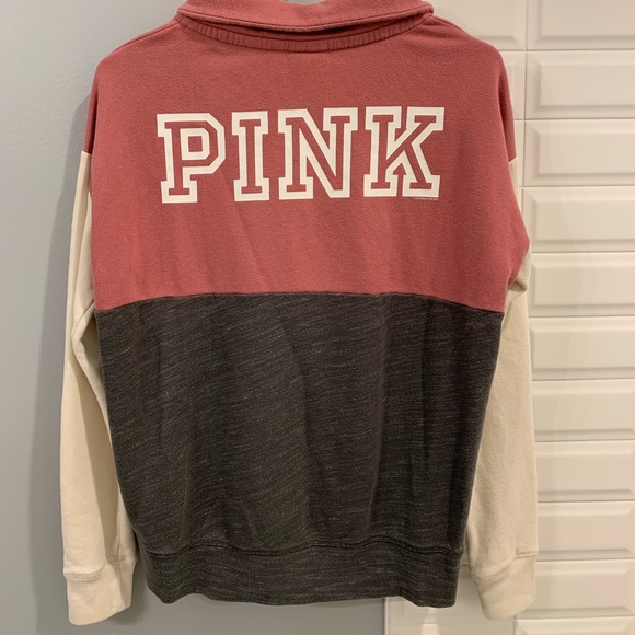 Victoria’s Secret PINK quarter zip up - Picture 2 of 6